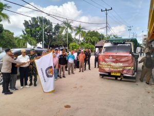 Ceremonial Dan Pelepasan Pendistribusian Logistik Pilkada 2024 Dari Gudang Logistik KPU Karimun Menuju PPK