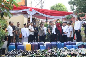 Musnahkan Ribuan Miras Berbagai Merek Hasil KRYD dan Operasi Pekat