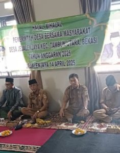 Pemerintah Desa Jalen Jaya Kecamatan Tambun Utara Kabupaten Bekasi, Adakan Halal Bi Halal.