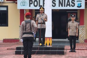 Kapolres Nias Pimpin Upacara Peringatan Hari Juang Polri Tahun 2025