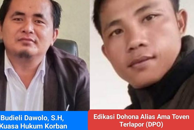 Edikasi Dohona 5 Tahun DPO Belum Ditangkap, Budieli Dawolo Minta Polres Nias Lakukan Upaya Pencarian